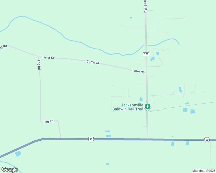 map of restaurants, bars, coffee shops, grocery stores, and more near 2525 Canal Road in Baldwin