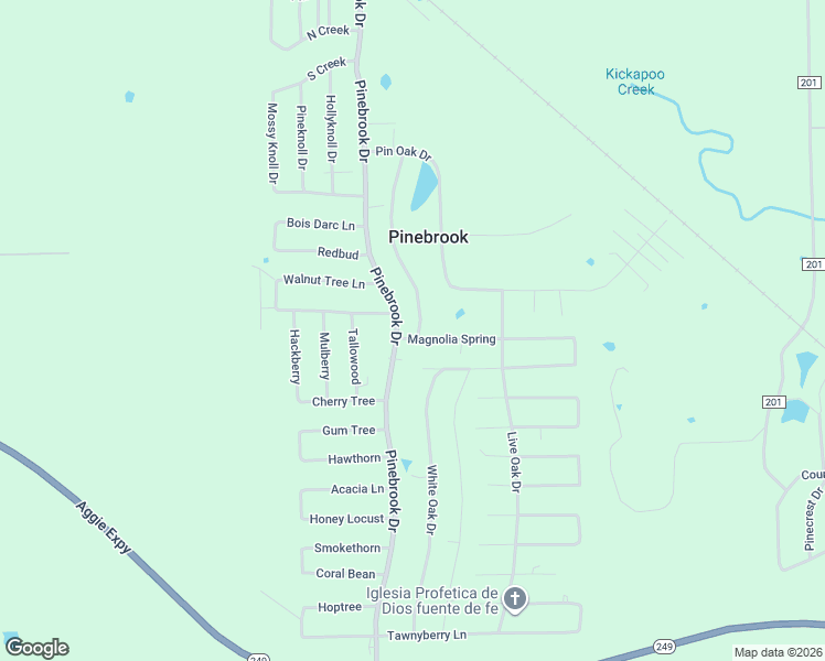 map of restaurants, bars, coffee shops, grocery stores, and more near 13175 Pinebrook Drive in Plantersville