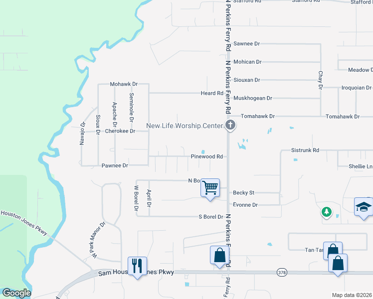 map of restaurants, bars, coffee shops, grocery stores, and more near 1805 Marlin Road in Lake Charles