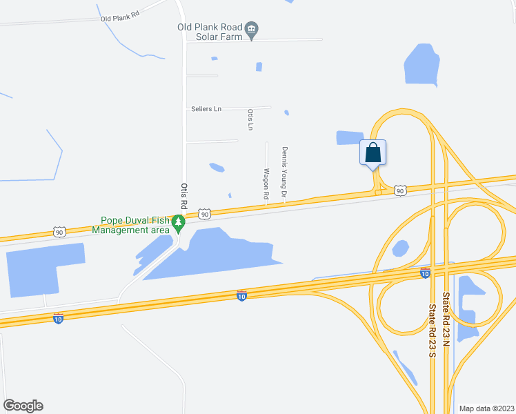 map of restaurants, bars, coffee shops, grocery stores, and more near 29821 West Beaver Street in Jacksonville