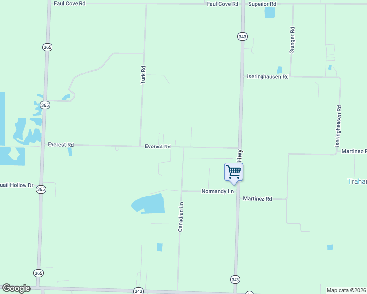 map of restaurants, bars, coffee shops, grocery stores, and more near 100 Canadian Lane in Church Point