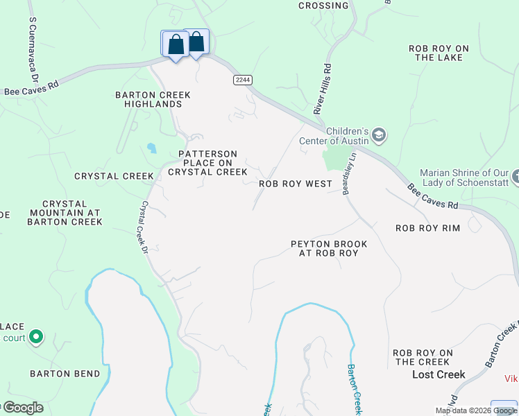 map of restaurants, bars, coffee shops, grocery stores, and more near 429 Grace Lane in Austin
