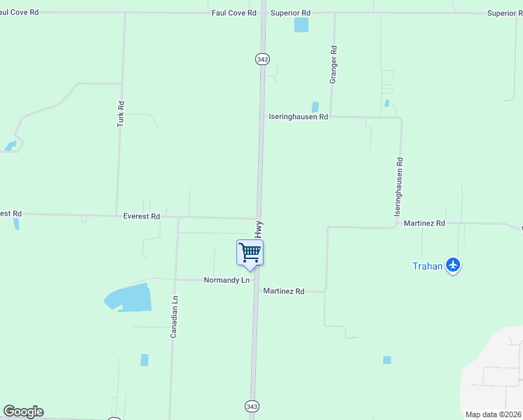 map of restaurants, bars, coffee shops, grocery stores, and more near 570 Bosco Highway in Church Point