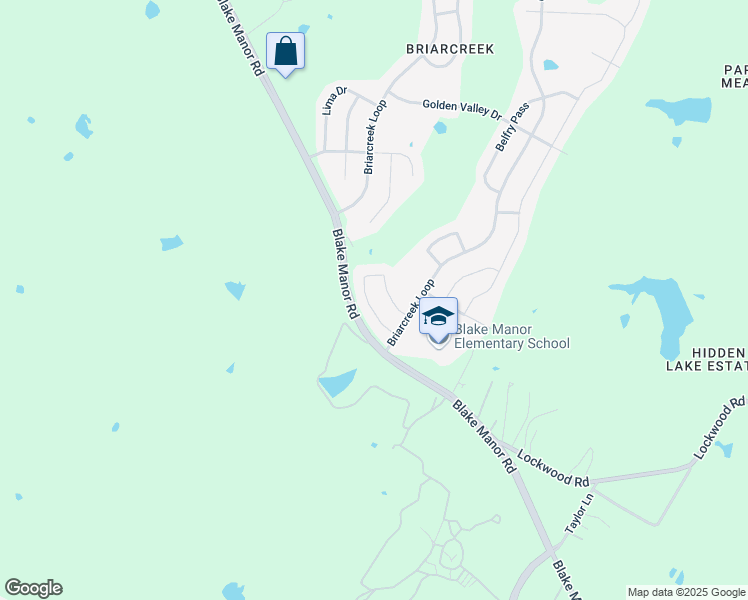 map of restaurants, bars, coffee shops, grocery stores, and more near 18020 Ryegate Drive in Manor