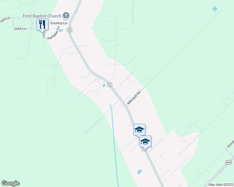 map of restaurants, bars, coffee shops, grocery stores, and more near 16420 Louisiana 16 in French Settlement