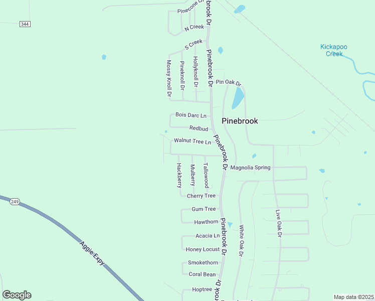 map of restaurants, bars, coffee shops, grocery stores, and more near 7791 Sycamore Street in Plantersville