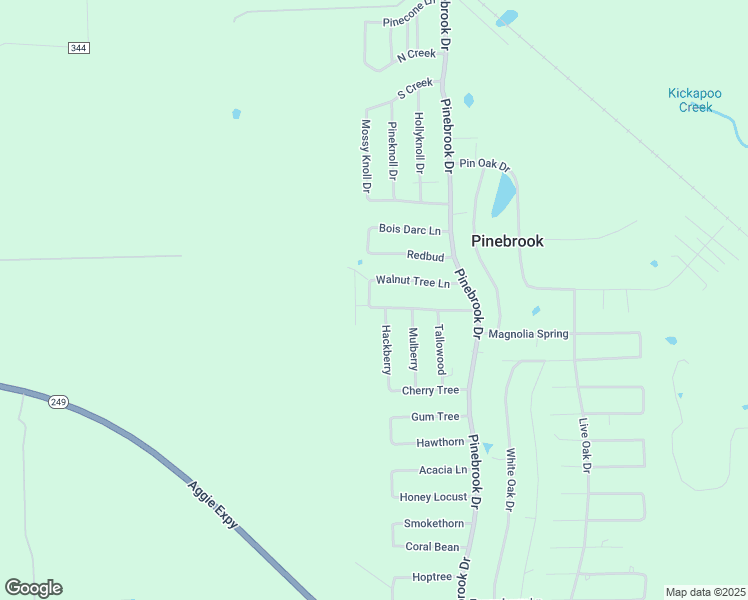 map of restaurants, bars, coffee shops, grocery stores, and more near 7791 Sycamore Street in Plantersville