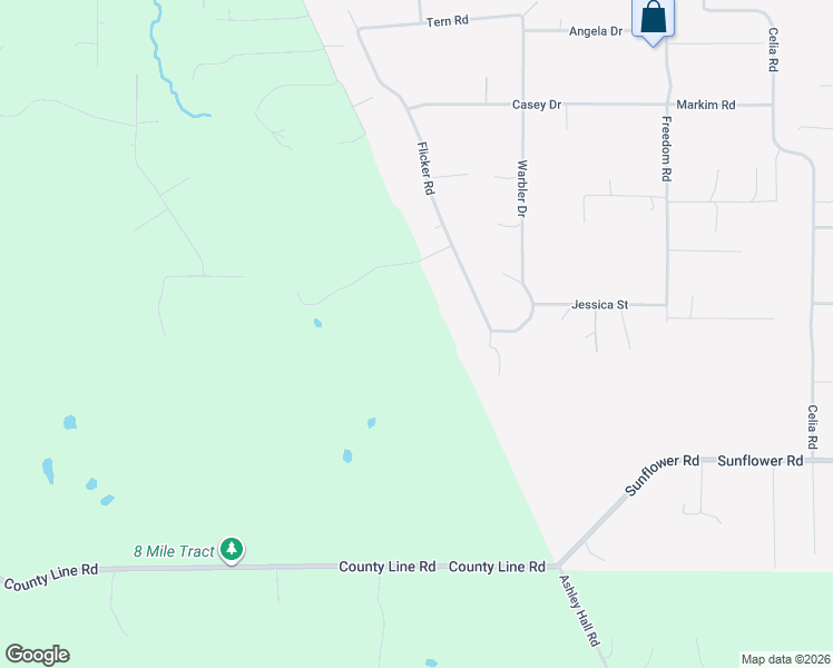 map of restaurants, bars, coffee shops, grocery stores, and more near 9424 Ranchero Road in Tallahassee