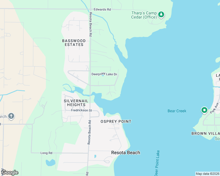map of restaurants, bars, coffee shops, grocery stores, and more near 4010 Deerpoint Lake Drive in Panama City