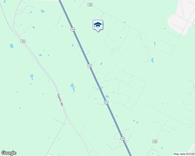 map of restaurants, bars, coffee shops, grocery stores, and more near 445 State Highway 95 in Elgin