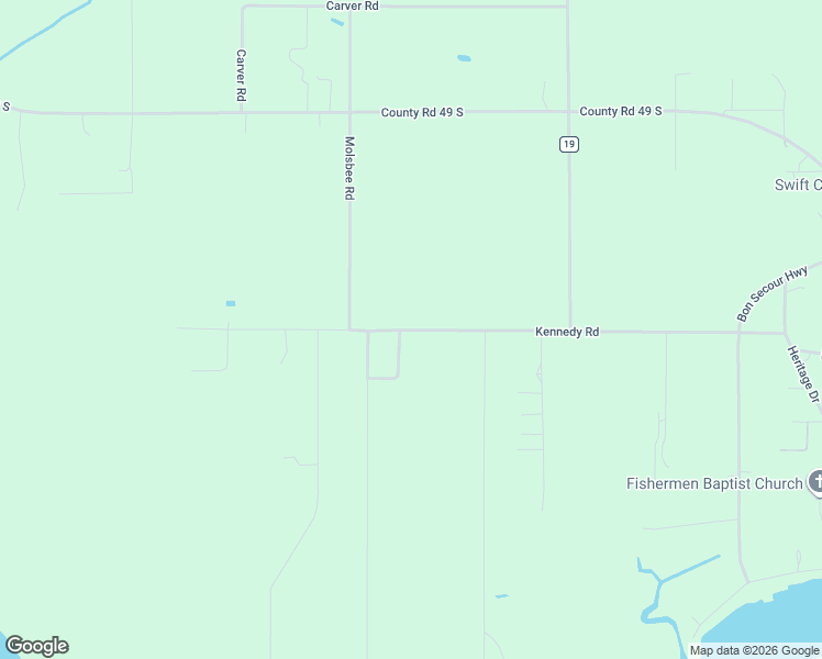 map of restaurants, bars, coffee shops, grocery stores, and more near 16301-16339 Kennedy Road in Bon Secour