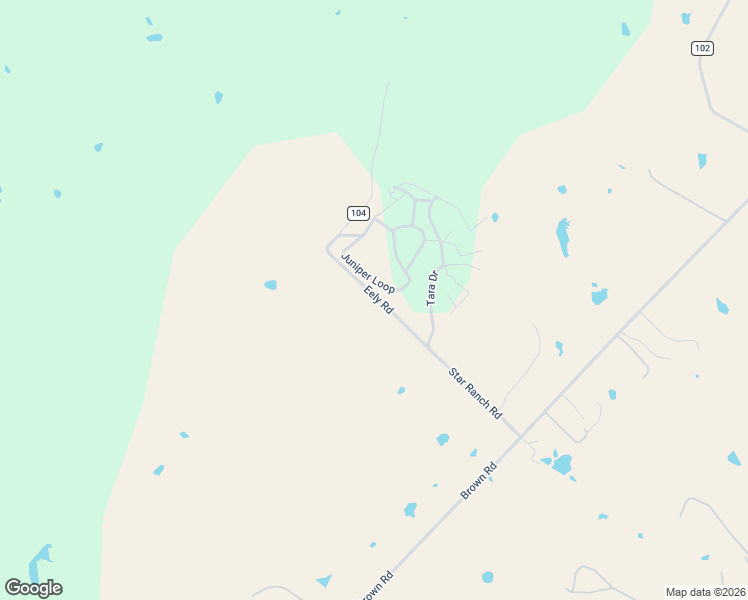 map of restaurants, bars, coffee shops, grocery stores, and more near 240 Eely Road in McDade