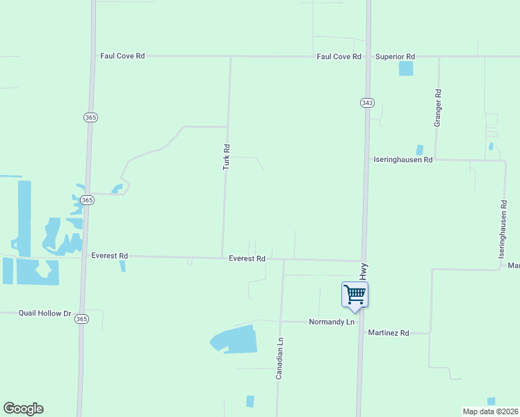 map of restaurants, bars, coffee shops, grocery stores, and more near 457LOT-A Everest Road in Church Point