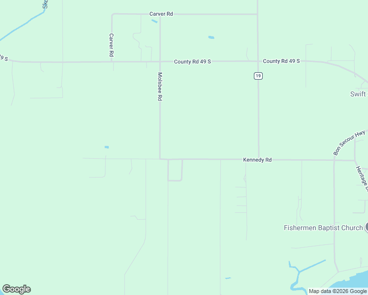 map of restaurants, bars, coffee shops, grocery stores, and more near 16301 Kennedy Road in Bon Secour