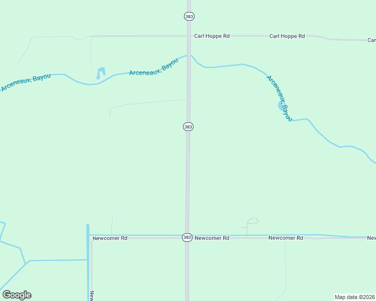 map of restaurants, bars, coffee shops, grocery stores, and more near Louisiana 383 in Iowa