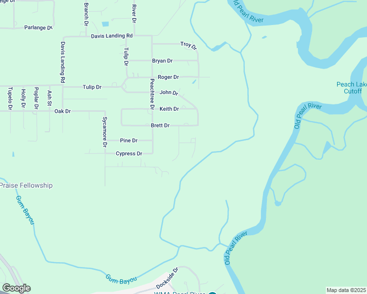 map of restaurants, bars, coffee shops, grocery stores, and more near 4905 Rose Street in Slidell