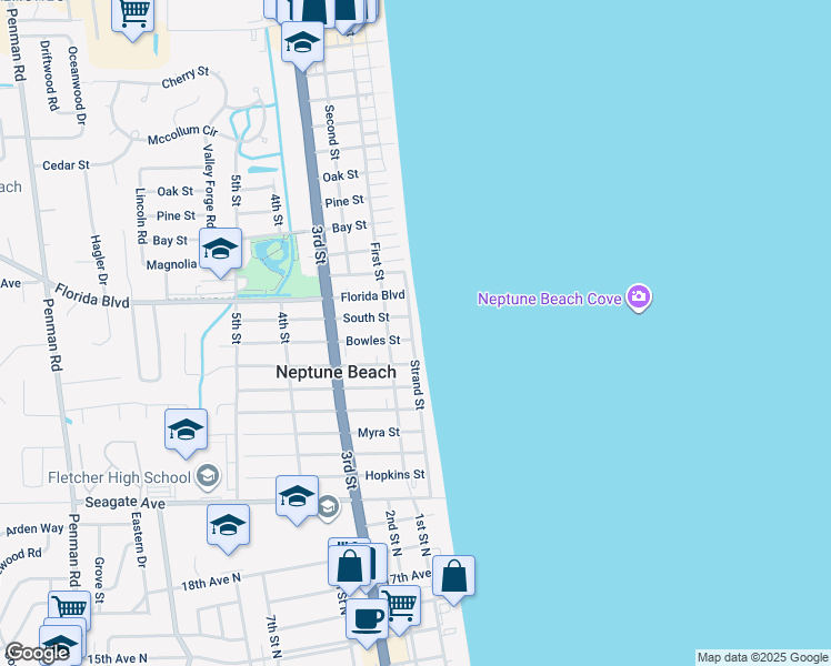1410 Strand Street, Neptune Beach FL Walk Score
