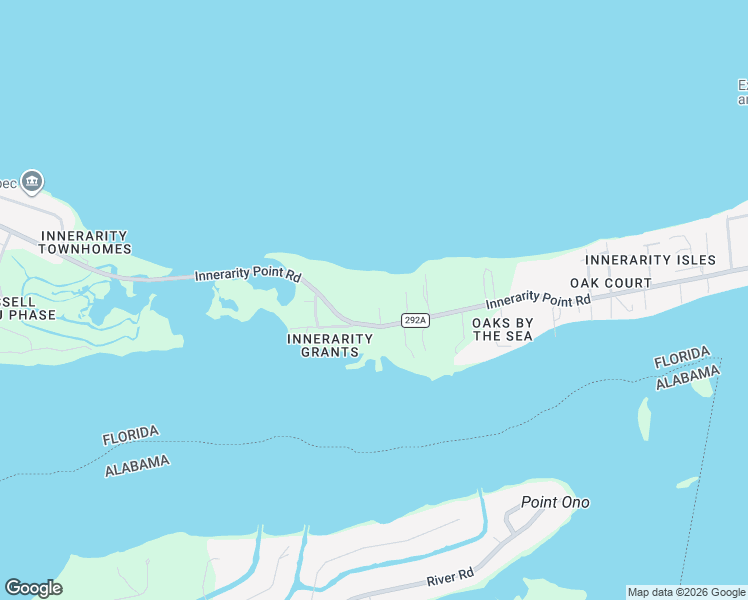 map of restaurants, bars, coffee shops, grocery stores, and more near 14918 Monrovia Street in Pensacola