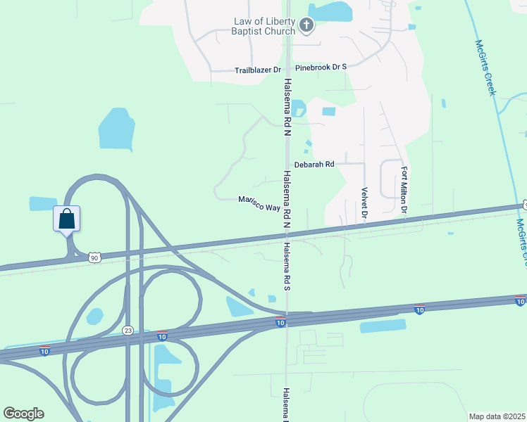 map of restaurants, bars, coffee shops, grocery stores, and more near 80 Marisco Way in Jacksonville
