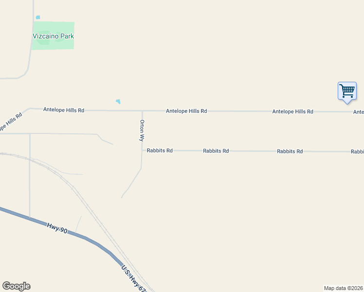 map of restaurants, bars, coffee shops, grocery stores, and more near 1825 Rabbits Road in Marfa