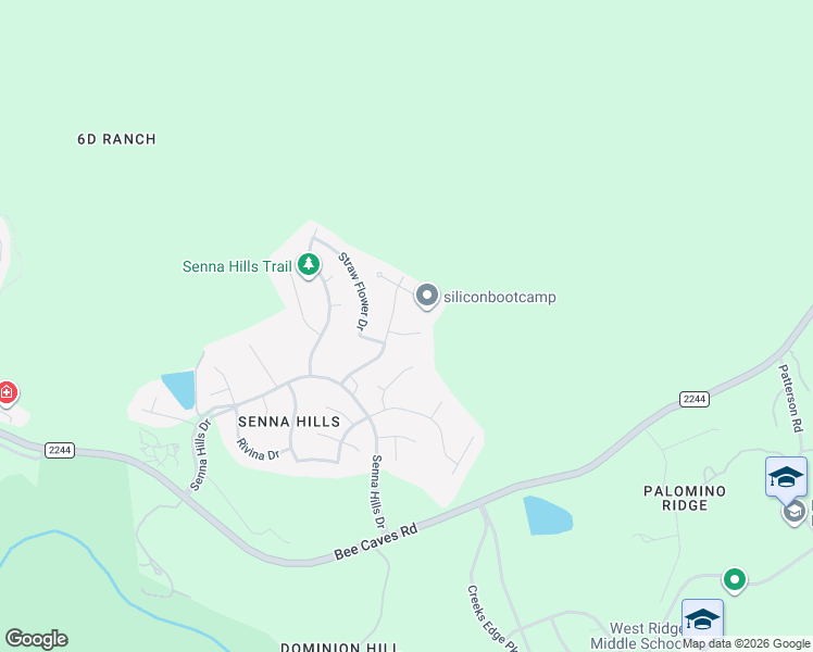 map of restaurants, bars, coffee shops, grocery stores, and more near 10513 Prickly Poppy Cove in Austin