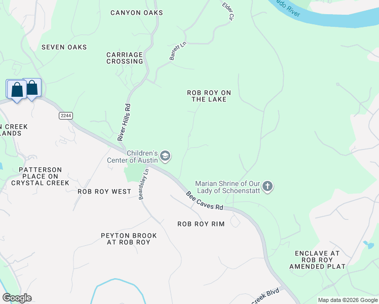 map of restaurants, bars, coffee shops, grocery stores, and more near 101 Lowell Lane North in Austin