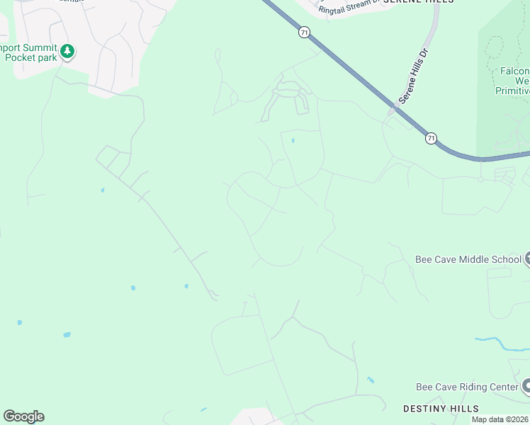 map of restaurants, bars, coffee shops, grocery stores, and more near 6801 Destiny Hills Drive in Austin