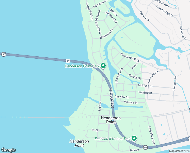 map of restaurants, bars, coffee shops, grocery stores, and more near 234 9th Street in Biloxi