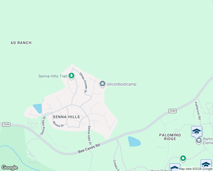 map of restaurants, bars, coffee shops, grocery stores, and more near 10502 Prezia Drive in Austin