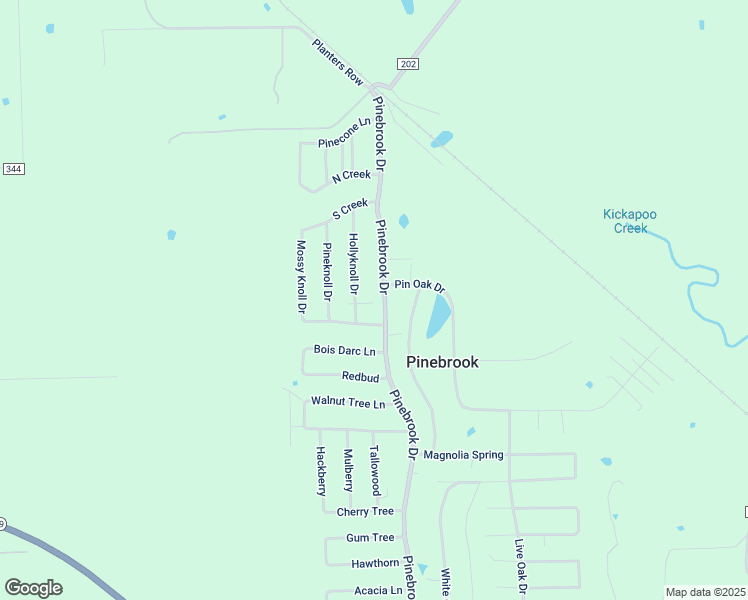map of restaurants, bars, coffee shops, grocery stores, and more near 12706 Pinebrook Drive in Plantersville