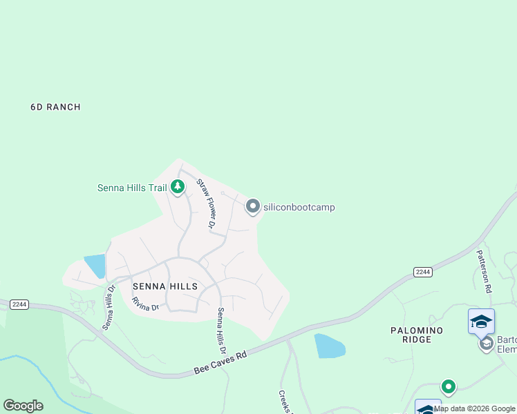 map of restaurants, bars, coffee shops, grocery stores, and more near 10502 Prezia Dr in Austin