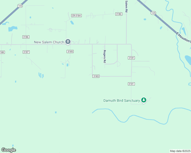map of restaurants, bars, coffee shops, grocery stores, and more near 316 County Road 3183 in Cleveland