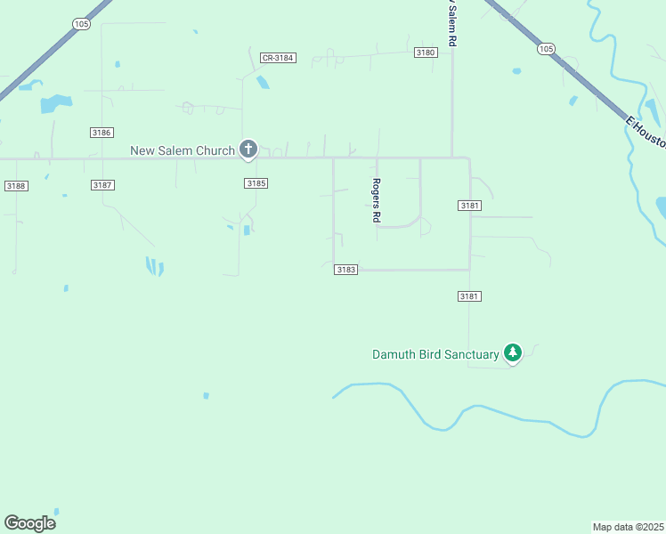 map of restaurants, bars, coffee shops, grocery stores, and more near 316 County Road 3183 in Cleveland