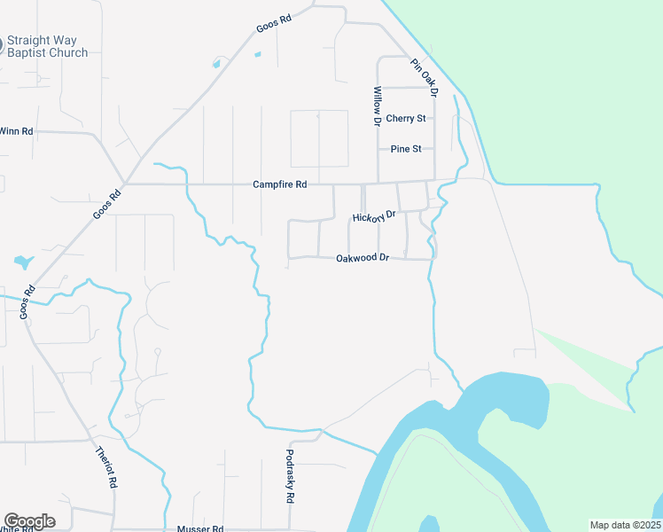 map of restaurants, bars, coffee shops, grocery stores, and more near 1543 Oakwood Drive in Lake Charles