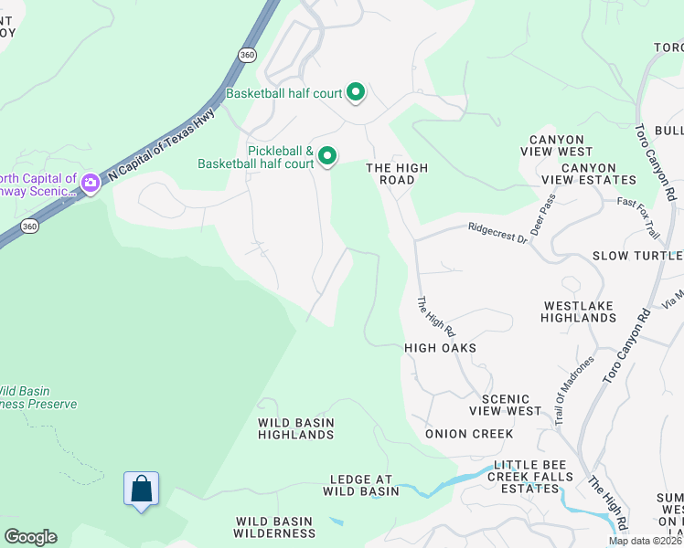 map of restaurants, bars, coffee shops, grocery stores, and more near 1905 Hallam Drive in Austin