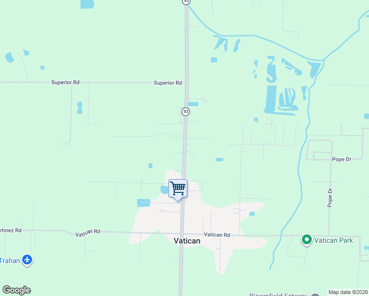 map of restaurants, bars, coffee shops, grocery stores, and more near 189 Louisiana 93 in Carencro