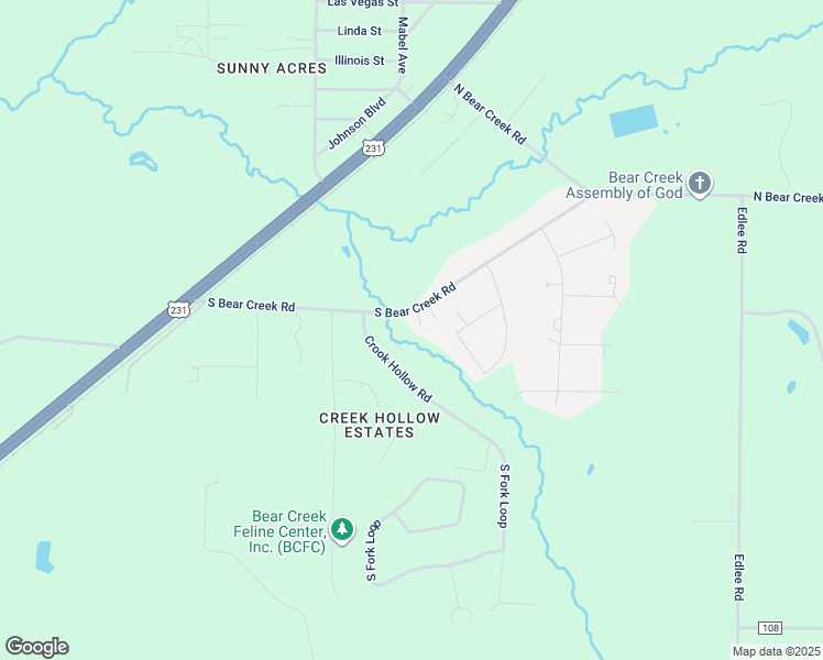 map of restaurants, bars, coffee shops, grocery stores, and more near 10922 South Bear Creek Road in Panama City