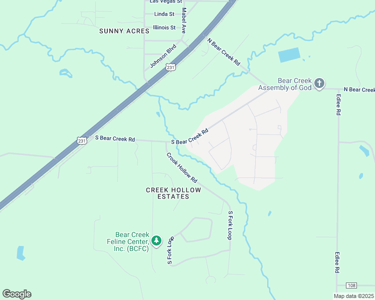 map of restaurants, bars, coffee shops, grocery stores, and more near 10922 South Bear Creek Road in Panama City