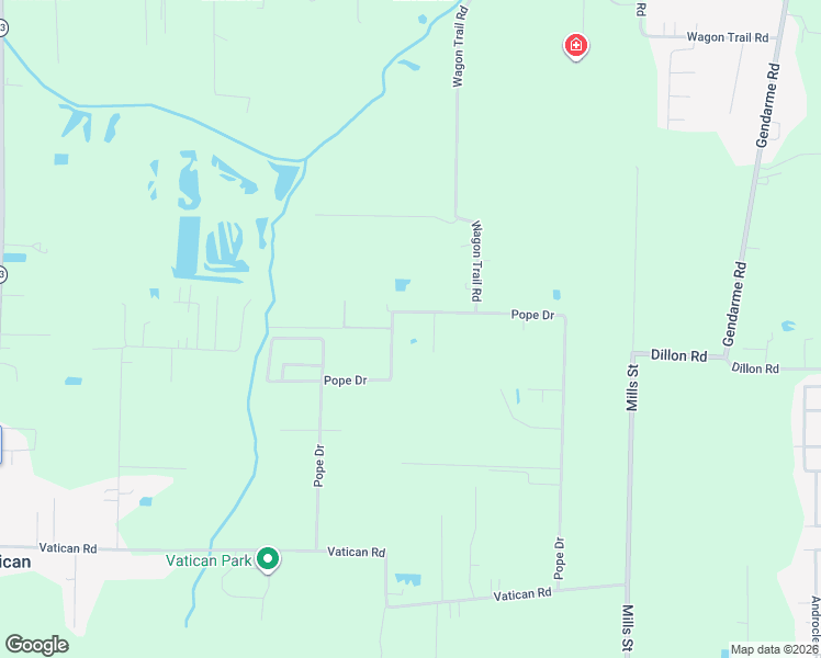 map of restaurants, bars, coffee shops, grocery stores, and more near 420 Pope Drive in Carencro