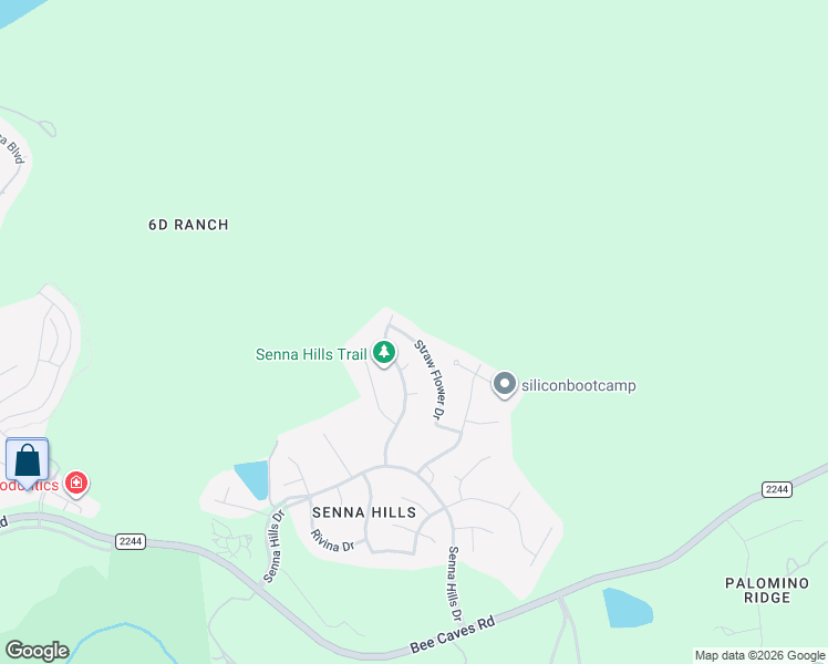 map of restaurants, bars, coffee shops, grocery stores, and more near 10816 Straw Flower Drive in Austin