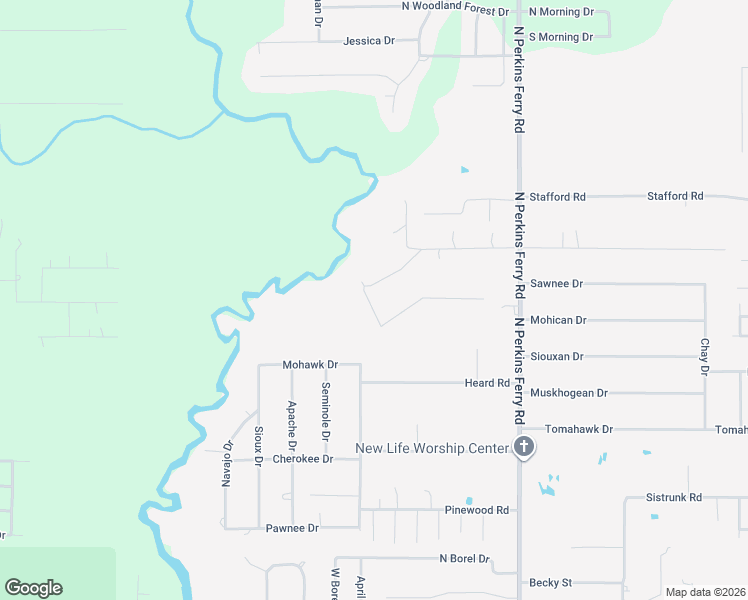 map of restaurants, bars, coffee shops, grocery stores, and more near 1797 West Liechty Road in Lake Charles