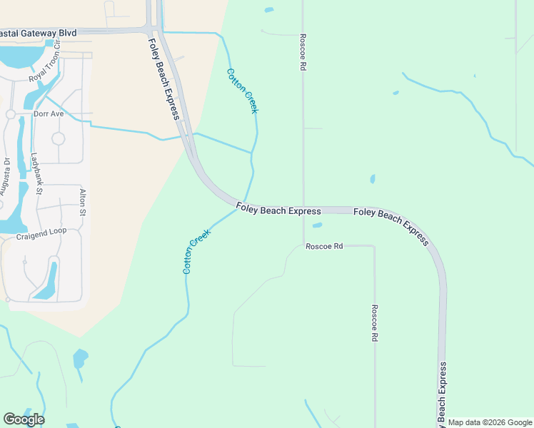map of restaurants, bars, coffee shops, grocery stores, and more near 6431 Roscoe Road in Gulf Shores