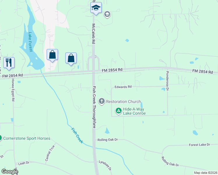map of restaurants, bars, coffee shops, grocery stores, and more near 9040 Mann Lane in Montgomery