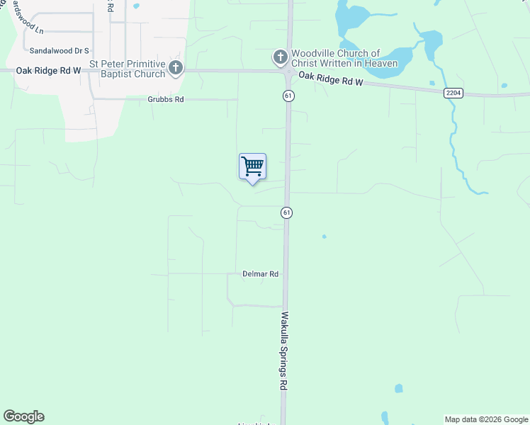map of restaurants, bars, coffee shops, grocery stores, and more near 9207 Strawhill Lane in Tallahassee