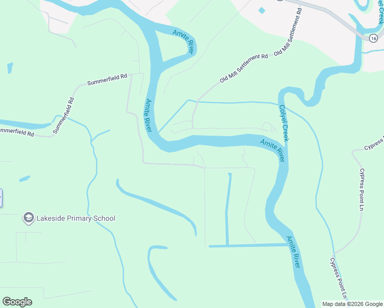 map of restaurants, bars, coffee shops, grocery stores, and more near 17266 Summerfield Road South in Prairieville