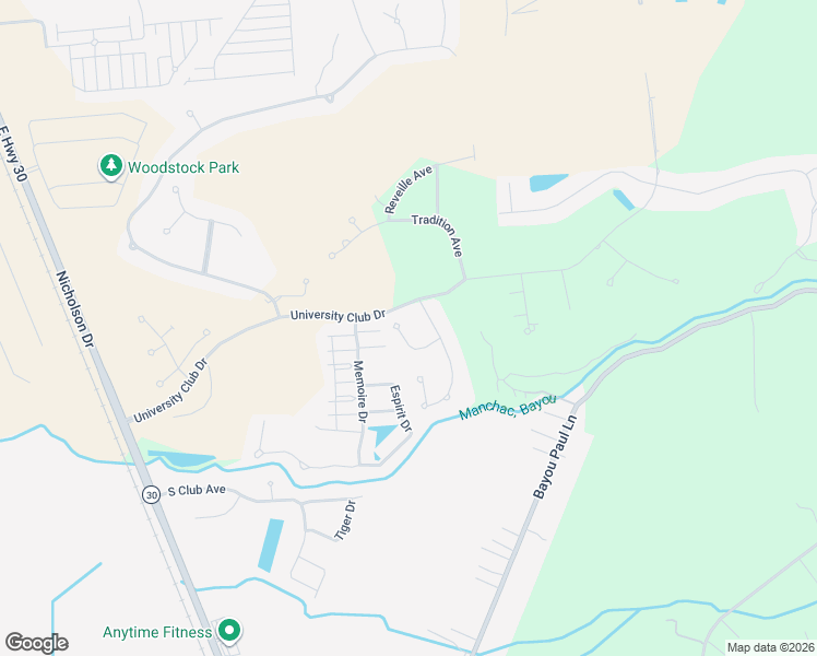 map of restaurants, bars, coffee shops, grocery stores, and more near 15213 Lockett Lane in Baton Rouge