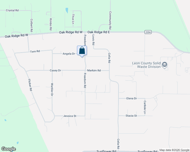 map of restaurants, bars, coffee shops, grocery stores, and more near 677 Markim Road in Tallahassee