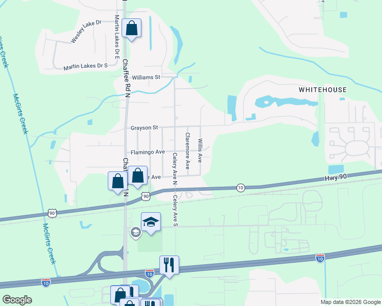 map of restaurants, bars, coffee shops, grocery stores, and more near 149 Claremore Avenue in Jacksonville