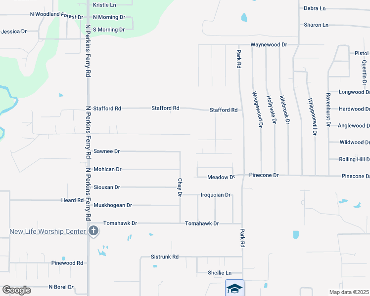 map of restaurants, bars, coffee shops, grocery stores, and more near 1258 Sawnee Dr in Lake Charles