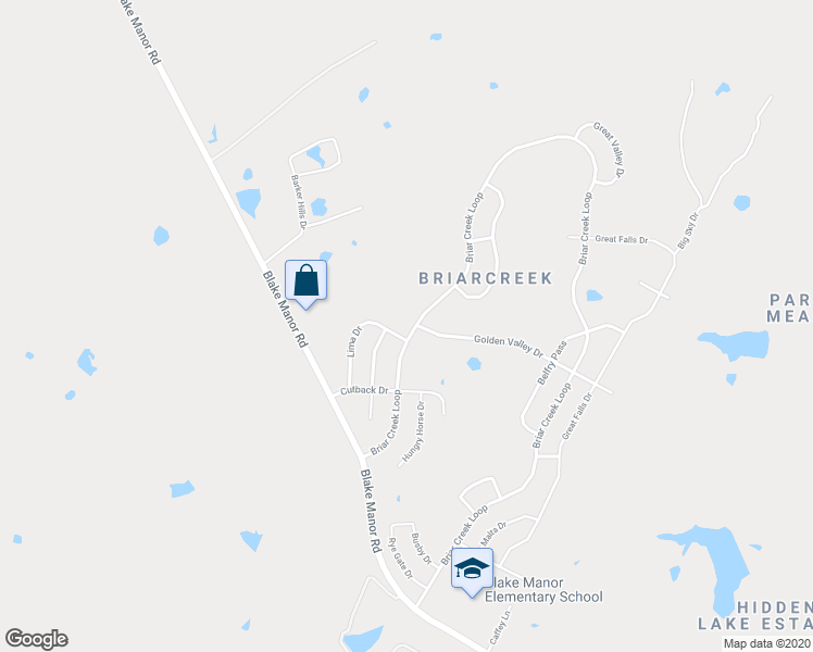 map of restaurants, bars, coffee shops, grocery stores, and more near 11808 Briarcreek Loop in Manor